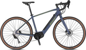 Loop Potenza Gravel 250 W 40 Km 28 Jant 10 Vites Elektrikli Bisiklet Gri-Yeşil