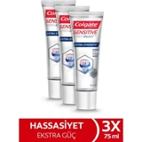 Colgate Hassasiyete Pro Çözüm Naneli Organik Florürlü Diş Macunu 3x75 ml