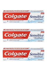 Colgate Sensitive Sensifoam Naneli Florürlü Diş Macunu 3x75 ml