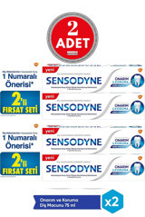 Sensodyne Onarım Ve Koruma Florürlü Diş Macunu 4x75 ml