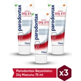 Parodontax Beyazlatıcı Florürlü Diş Macunu 3x75 ml