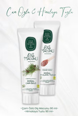Eyüp Sabri Tuncer Çam Özü Organik Florürsüz Diş Macunu 90 ml + Himalaya Tuzlu Diş Macunu 90 ml
