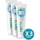 Agarta Bitki Özlü Organik Florürsüz Diş Macunu 3x100 ml