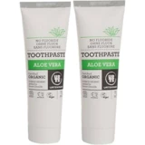 Urtekram Organic Aloe Vera Organik Florürsüz Diş Macunu 2x75 ml