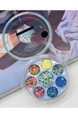 Lady Beauty 8'li Toz Glitter Palet Far Paleti