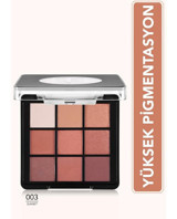 Flormar 003 Sunset- 8682536048453 Toz Işıltılı - Mat Far Paleti