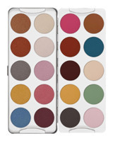 Kryolan 20 Colors No: CG Toz Mat Palet Göz Farı