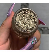 Hb Tasarım Gold Sim Toz Glitter Tekli Göz Farı