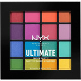 Nyx Professional Ultimate Shadow Pallette - Brights Toz Işıltılı - Mat Göz Farı