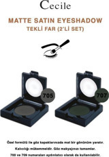 Cecile 705-707 Toz Mat Tekli Göz Farı