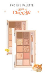 Clio 19 Napping Cheese Koshort ın Seoul Limited Toz Glitter-Mat Far Paleti