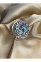 Tolstoy Silver Point Toz Simli Glitter Göz Farı