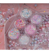 Hb Tasarım Barbie Sim Toz Simli Glitter Palet Göz Farı