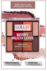 Lollis Berry Much Love Jel Işıltılı - Mat Far Paleti