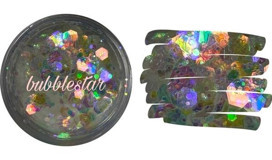 Hb Tasarım White Sim Krem Glitter Göz Farı