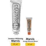 Marvis Smokers Whitening Mint Naneli Florürlü Diş Macunu 85 ml + Orange Blossom Bloom Diş Macunu 10 ml