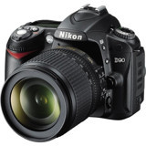 Nikon D90 18-55 mm Full HD DSLR Dijital Fotoğraf Makinesi Siyah