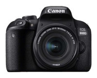 Canon Eos 800D 18-55 mm 4K DSLR Dijital Fotoğraf Makinesi Siyah