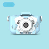Tuomeng Sevimli Köpek Mini Full HD Kompakt Dijital Fotoğraf Makinesi Mavi