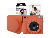 Fujifilm İnstax Sq1 Şipşak Full HD Kompakt Fotoğraf Makinesi Turuncu + 10 Adet Fotoğraf Filmi