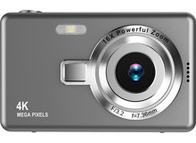 Ikkb Retro Full HD Kompakt Dijital Fotoğraf Makinesi Gri