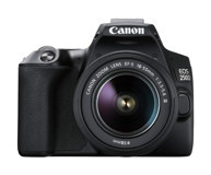 Canon Eos 250D Ef-S 18-55 mm Full HD DSLR Dijital Fotoğraf Makinesi Siyah