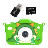 Tuomeng Ejderha Şipşak Mini Full HD Kompakt Dijital Fotoğraf Makinesi Yeşil