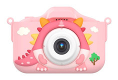 Tuomeng Ejderha Şipşak Mini Full HD Kompakt Dijital Fotoğraf Makinesi Pembe