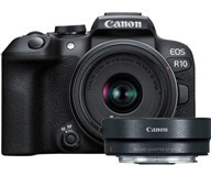 Canon Eos R10 18-45 mm 4K DSLR Dijital Fotoğraf Makinesi Siyah
