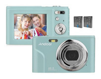 Andoer 2.4 inç Full HD HD 48 MP Kompakt Dijital Fotoğraf Makinesi Yeşil