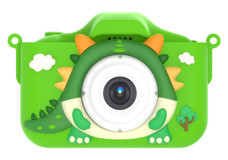 Tfixol Dinozor Full HD Kompakt Dijital Fotoğraf Makinesi Yeşil