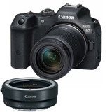 Canon Eos R7 18-150 mm 4K Aynasız Dijital Fotoğraf Makinesi Siyah