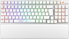 Asus Rog Strıx Scope Iı Türkçe Q RGB 100 Tuşlu White Kablosuz Beyaz Mekanik Gaming Klavye