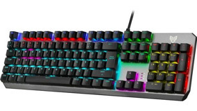 Blueforce Shooter Türkçe Q RGB 105 Tuşlu Red Kablolu Siyah Mekanik Gaming Klavye