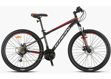 Kron Vortex 4.0 27.5 Jant 21 Vites Dağ Bisikleti Gri-Kırmızı-Siyah 16' 26Mtb