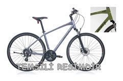 Carraro Sportive 225 28 Jant 24 Vites Şehir / Tur Bisikleti Antrasit-Kırmızı-Siyah