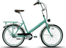 Bianchi Poni 24 Jant 21 Vites Şehir / Tur Bisikleti Beyaz-Mavi-Mor