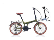Bianchi F021 380H 20 Jant 21 Vites Amortisörlü Katlanır Şehir / Tur Bisikleti Gri