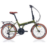 Bianchi F021 26 Jant 21 Vites Amortisörlü Katlanır Şehir / Tur Bisikleti Beyaz-Siyah-Yeşil