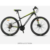 Vortex 4.0 24 Jant 21 Vites Şehir / Tur Bisikleti Gri-Sarı-Siyah