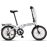 Ümit Folding 2036 20 Jant 6 Vites Katlanır Şehir / Tur Bisikleti Kırmızı