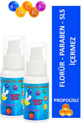 Lyra Professional Propolis Ve Doğal Çilek Organik Florürsüz Diş Macunu 2x50 ml
