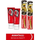 Colgate Optic White Beyazlatıcı Kömürlü Organik Florürlü Diş Macunu 2x50 ml