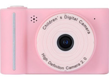 Tuomeng 2 inç Mini Full HD Kompakt Çocuk Dijital Fotoğraf Makinesi Pembe