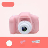 Tuomeng Şipşak Mini Full HD Kompakt Çocuk Dijital Fotoğraf Makinesi Pembe