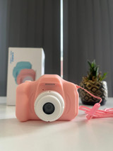 Alim Gsm Full HD Kopmakt Çocuk Dijital Fotoğraf Makinesi Pembe