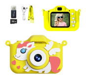 Mengtuo Full HD Kopmakt Çocuk Dijital Fotoğraf Makinesi Sarı