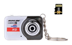Andoer Mini Full HD Kopmakt Dijital Fotoğraf Makinesi Gri