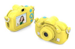 Vkemall Mini Full HD Kompakt Çocuk Dijital Fotoğraf Makinesi Sarı