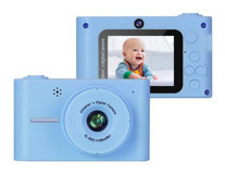Vkemall 2 inç Mini Full HD 20 MP Kompakt Çocuk Dijital Fotoğraf Makinesi Mavi